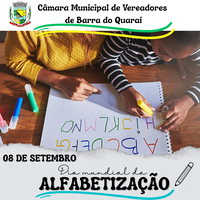 08 DE SETEMBRO - DIA MUNDIAL DA ALFABETIZAÇÃO