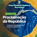 15 DE NOVEMBRO - PROCLAMAÇÃO DA REPÚBLICA 15 DE NOVEMBRO - PROCLAMAÇÃO DA REPÚBLICA