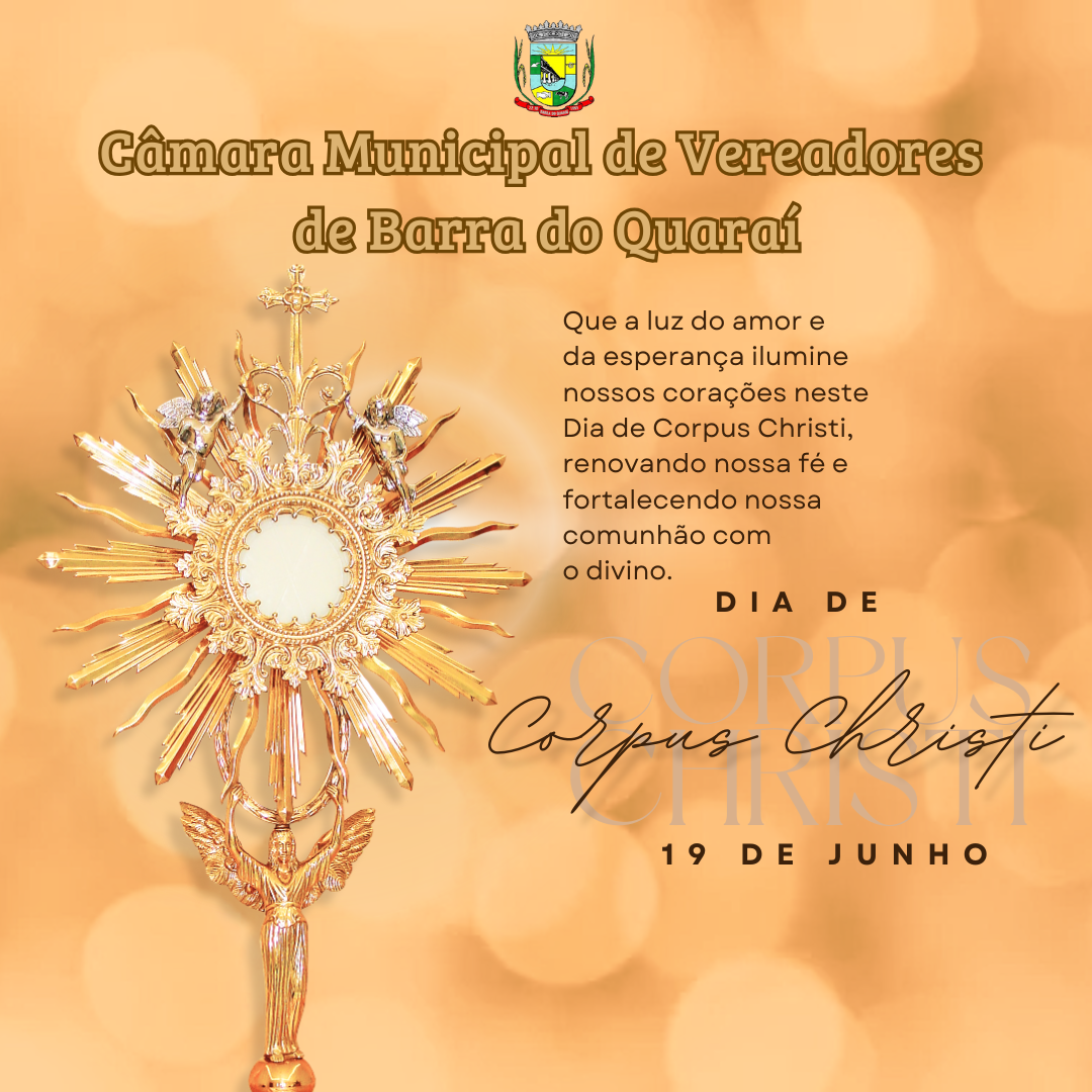 19 DE MAIO - CORPUS CHRISTI