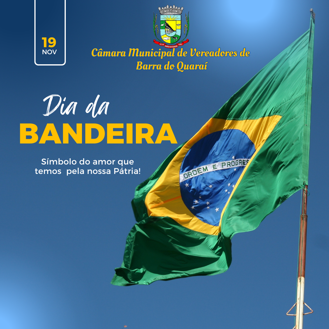 19 DE NOVEMBRO - DIA DA BANDEIRA NACIONAL