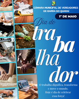 1° DE MAIO - DIA DO TRABALHADOR