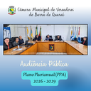 📢 Audiência Pública – PPA 2026/2029