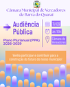 📢 AUDIÊNCIA PÚBLICA – PPA 2026/2029