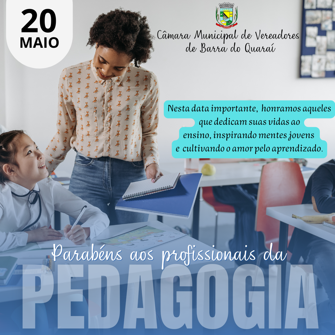 20 DE MAIO – DIA DO PEDAGOGO