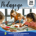 20 DE MAIO - DIA DO PEDAGOGO