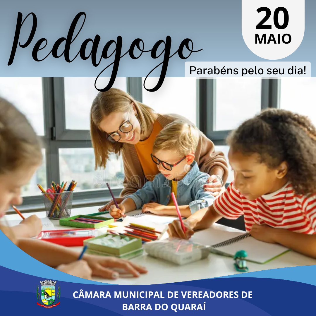 20 DE MAIO - DIA DO PEDAGOGO