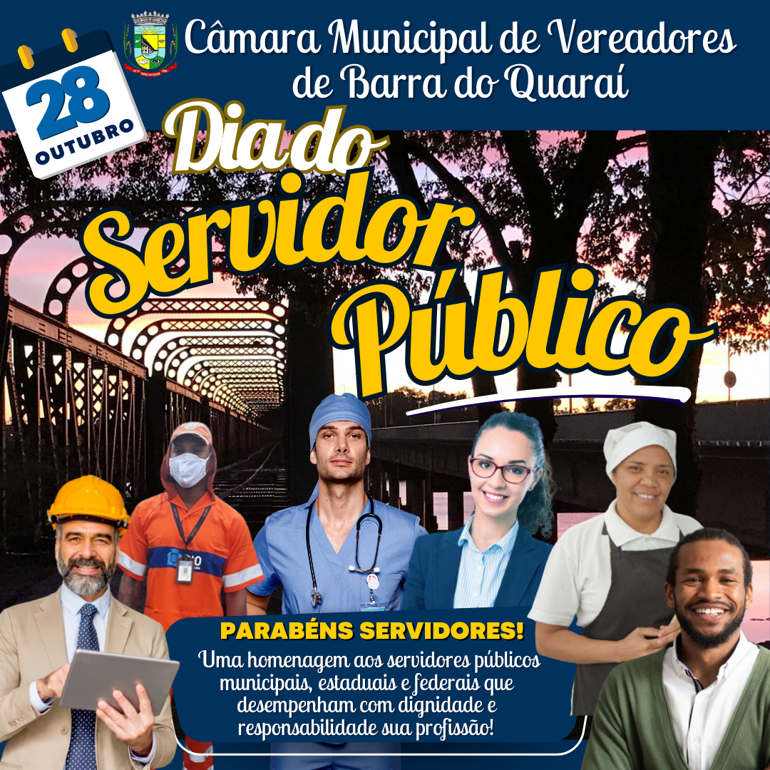 28 DE OUTUBRO - DIA DOS SERVIDORES PÚBLICOS