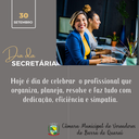 30 DE SETEMBRO - DIA DA SECRETÁRIA 30 DE SETEMBRO - DIA DA SECRETÁRIA