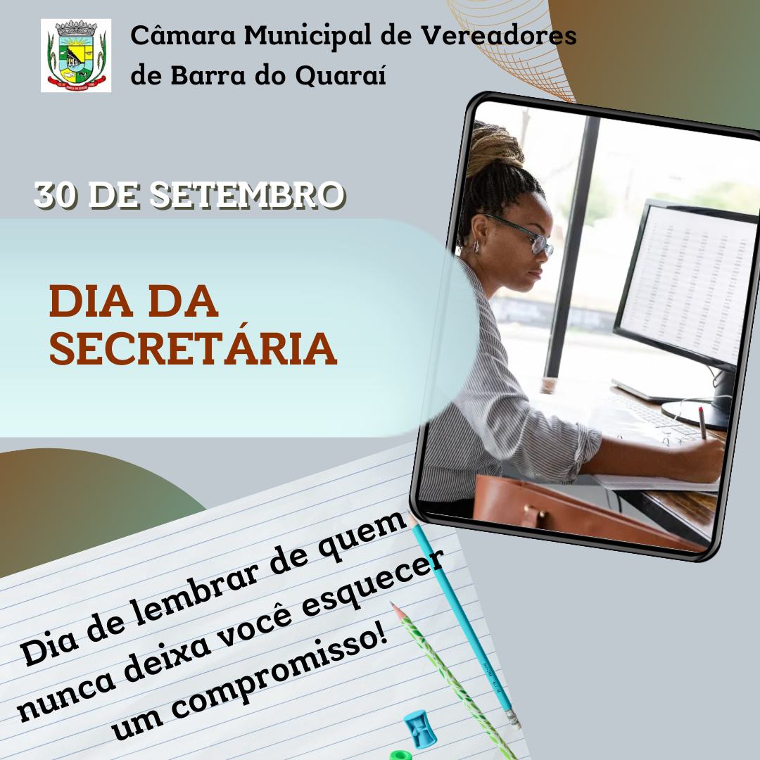 30 DE SETEMBRO DIA DA SECRETÁRIA