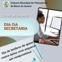 30 DE SETEMBRO DIA DA SECRETÁRIA