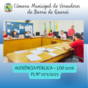 AUDIÊNCIA PÚBLICA – LDO 2026 – PL N° 073/2025