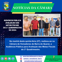 AUDIÊNCIA PÚBLICA - AVALIAÇÃO DAS METAS FISCAIS DO 3° QUADRIMESTRE DE 2024