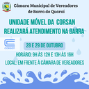 AVISO À COMUNIDADE BARRENSE - CORSAN