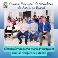 CÂMARA DE VEREADORES MARCA PRESENÇA EM REUNIÃO COM FOCO NO AUTISMO