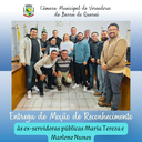 CÂMARA MUNICIPAL CONCEDE MOÇÃO DE RECONHECIMENTO ÀS EX-SERVIDORAS PÚBLICAS