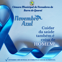 CAMPANHA NOVEMBRO AZUL: MÊS MUNDIAL DE COMBATE AO CÂNCER DE PRÓSTATA CAMPANHA NOVEMBRO AZUL: MÊS MUNDIAL DE COMBATE AO CÂNCER DE PRÓSTATA