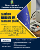 CARTÓRIO ELEITORAL EM BARRA DO QUARAÍ