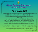COMUNICADO PORTARIA N° 101/2025 COMUNICADO PORTARIA N° 101/2025