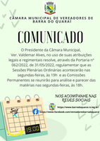 COMUNICADO - PORTARIA Nº 062/2022