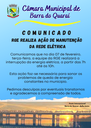 COMUNICADO: RGE REALIZA AÇÃO DE MANUTENÇÃO DA REDE ELÉTRICA