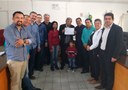 EX-VEREADOR CANJICA RECEBE MOÇÃO DE RECONHECIMENTO EX-VEREADOR CANJICA RECEBE MOÇÃO DE RECONHECIMENTO