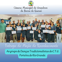 MOÇÃO DE RECONHECIMENTO PELA CONQUISTA DO 1° LUGAR NA DANÇA TRADICIONAIS MOÇÃO DE RECONHECIMENTO PELA CONQUISTA DO 1° LUGAR NA DANÇA TRADICIONAIS