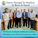 MOÇÃO HONROSA À IGREJA EVANGÉLICA ASSEMBLEIA DE DEUS