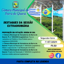 PAUTA SESSÃO EXTRAORDINÁRIA N° 13/2024 PAUTA SESSÃO EXTRAORDINÁRIA N° 13/2024