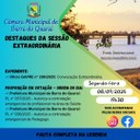 PAUTA SESSÃO EXTRAORDINÁRIA N° 17/2025