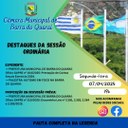 PAUTA SESSÃO ORDINÁRIA N° 09/2025 PAUTA SESSÃO ORDINÁRIA N° 09/2025