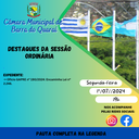 PAUTA SESSÃO ORDINÁRIA N° 21/2024 PAUTA SESSÃO ORDINÁRIA N° 21/2024