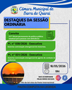 PAUTA SESSÃO PLENÁRIA ORDINÁRIA N° 14/2026
