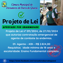 PL Nº 011/2024 - APROVADO POR UNANIMIDADE PL Nº 011/2024 - APROVADO POR UNANIMIDADE