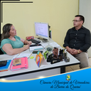 PRESIDENTE DA CÂMARA VISITA À SECRETARIA DE EDUCAÇÃO