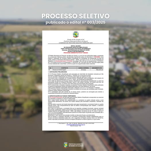 PROCESSO SELETIVO