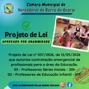 PROJETO DE LEI N° 037/2026 - APROVADO POR UNANIMIDADE