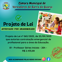 PROJETO DE LEI N° 065/2025 - APROVADO POR UNANIMIDADE PROJETO DE LEI N° 065/2025 - APROVADO POR UNANIMIDADE