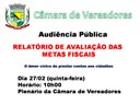 Relatório das Metas Fiscais Relatório das Metas Fiscais