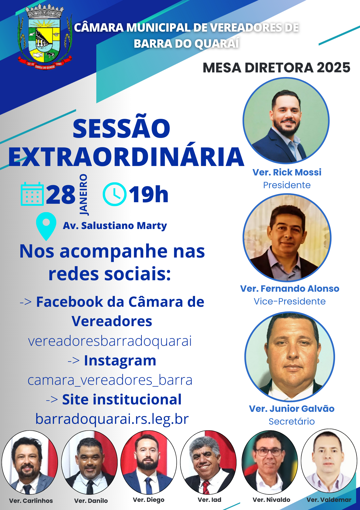 SESSÃO EXTRAORDINÁRIA N° 02/2025