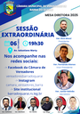SESSÃO PLENÁRIA EXTRAORDINÁRIA Nº 020/2025 SESSÃO PLENÁRIA EXTRAORDINÁRIA Nº 020/2025
