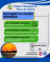 SESSÃO PLENÁRIA ORDINÁRIA N° 009/2026