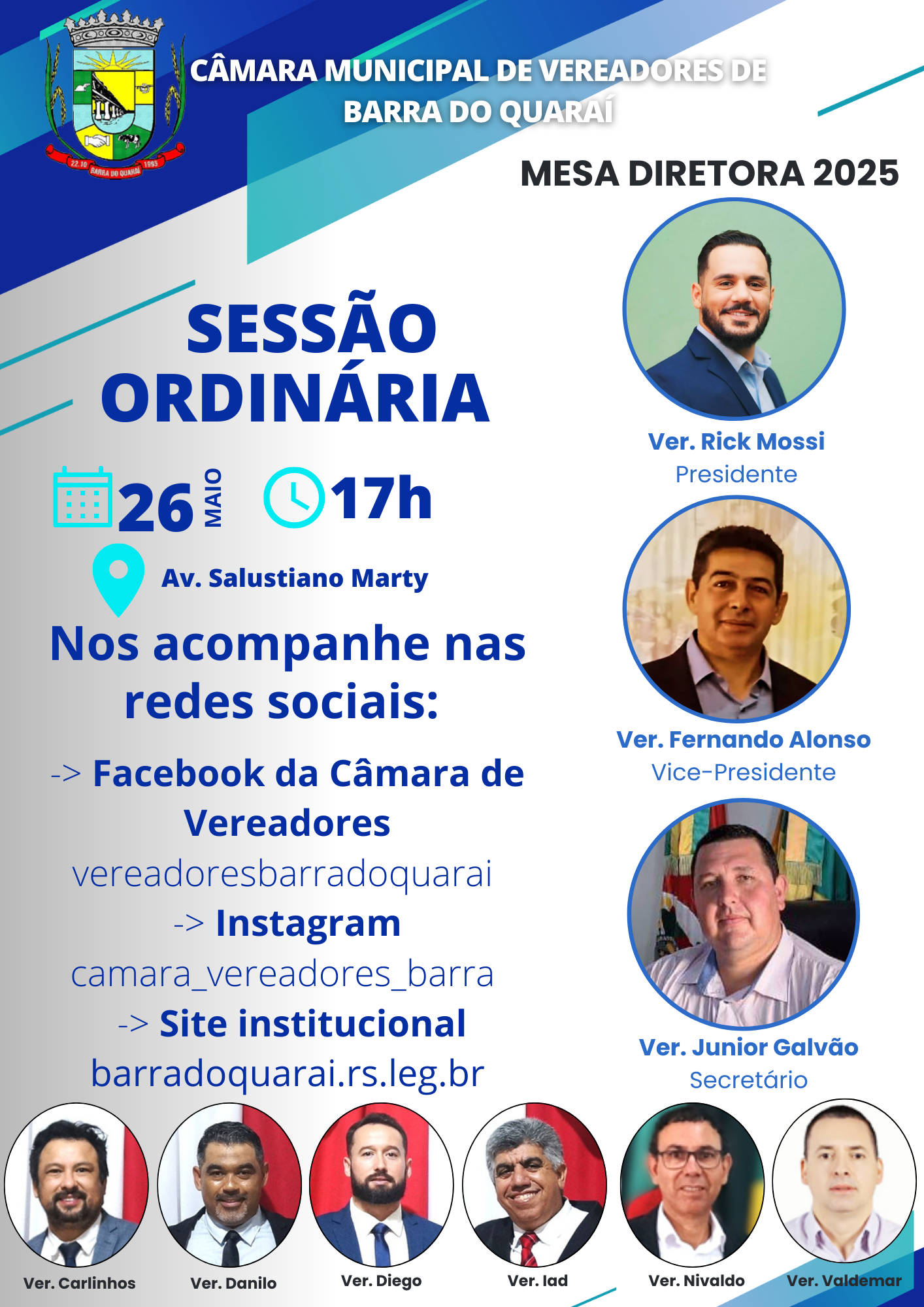 SESSÃO PLENÁRIA ORDINÁRIA Nº 015/2025