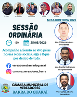 SESSÃO PLENÁRIA ORDINÁRIA Nº 015/2026