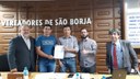 VEREADORES PARTICIPAM DE REUNIÃO EM SÃO BORJA VEREADORES PARTICIPAM DE REUNIÃO EM SÃO BORJA