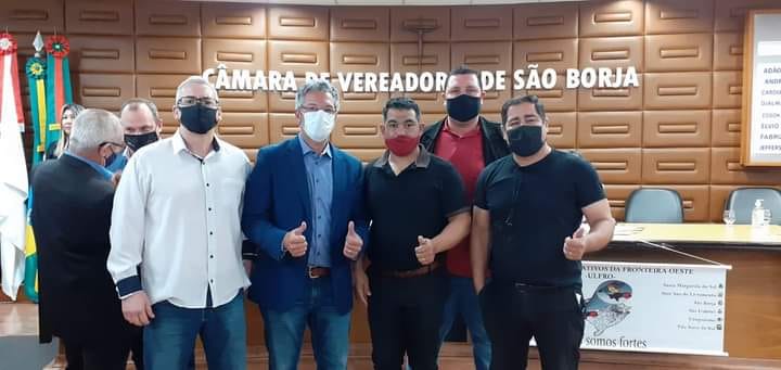 VEREADORES PARTICIPARAM DA REUNIÃO DA ULFRO EM SÃO BORJA