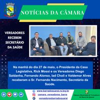 VEREADORES RECEBEM SECRETÁRIO DA SAÚDE